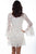 Scully Womens Two Piece Lace Ivory Cotton Blend L/S Dress