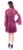 Scully Womens Two Piece Lace Merlot Cotton Blend L/S Dress