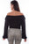 Scully Womens Drapey Silhouette Black 100% Rayon L/S Tunic
