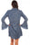 Scully Womens Denim 100% Cotton Western Shirt L/S Dress