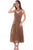 Scully Honey Creek Womens Spaghetti Strap Dress Copper 100% Cotton Long