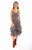 Scully Womens Grey 100% Cotton Long Multi-Fabric S/L Dress M