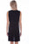 Scully Womens Embroidered A-Line Black 100% Viscose S/L Dress