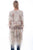 Scully Womens Natural Italy Cotton Blend Tulle Layered Duster S/M