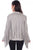 Scully Womens Western Fringe Light Grey Poly/Spandex Faux Leather Jacket