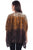 Scully Womens Velvety Burnout Brown Ombre Nylon Viscose Poncho