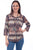 Scully Womens Multi-Color Polyester Reversible Ikat S/S Tunic