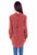 Scully Womens Ditsy Floral Rust 100% Rayon L/S Shirt M