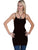 Scully Womens Black Nylon/Spandex 5 Pack Camisole
