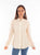 Scully Womens Allover Lace Ivory Cotton Blend L/S Blouse