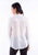 Scully Womens Texture Pintuck White 100% Cotton L/S Blouse