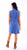 Scully Womens Collared Snap Blue Cotton Blend S/L Dress