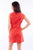 Scully Womens Collared Snap Red Cotton Blend S/L Dress