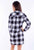 Scully Womens Buffalo Check Black/White Cotton Blend L/S Dress