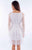 Scully Womens Eyelash Lace White 100% Nylon L/S Dress