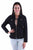 Scully Womens Stretch Denim Black Cotton Blend Cotton Jacket