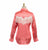 Scully Womens Retro Snap Fringe Pink 100% Polyester L/S Blouse