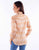 Scully Womens Western Geometric Ginger 100% Cotton L/S Shirt