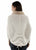 Scully Womens Faux Fur Trim Open Front Ivory 100% Acrylic Cardigan Sweater