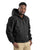 Berne Apparel Mens Heartland Washed Hooded Black 100% Cotton Chore Jacket