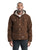 Berne Mens Vintage Washed Sherpa-Lined Hooded Bark 100% Cotton Jacket