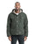 Berne Mens Vintage Washed Sherpa-Lined Hooded Moss 100% Cotton Jacket