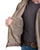 Berne Mens Heartland Washed Duck Hooded Work Grey Stone 100% Cotton Coat