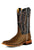 Horse Power Mens Cognac Eleprint Black Flynn Leather Cowboy Boots