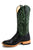 Horse Power by Anderson Bean Mens Black/Emerald Ostrich Cowboy Boots 14 D