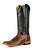 Horse Power by Anderson Bean Mens Black Leather Ostrich Cowboy Boots 12 D