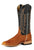 Horse Power Mens Top Hand Cognac/Blue Smooth Ostrich Cowboy Boots