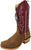Horse Power Mens Snuff Commander Red Goat Leather Cowboy Boots
