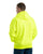 Berne Apparel Mens Hi Vis Thermal-Lined Hooded Yellow Fleece Hoodie