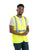 Berne Mens Hi Vis Class 2 Economy Mesh Yellow 100% Polyester Vest