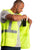 Berne Mens Yellow Polyester Hi Vis Class 2 Easy-Off Vest