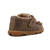 Twisted X Infant Unisex Driving Moc Bomber/Leopard Leather Slip-On Shoes