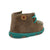 Twisted X Infant Unisex Driving Moc Bomber/Turquoise Leather Chukka Boots