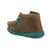 Twisted X Infant Unisex Driving Moc Bomber/Turquoise Leather Chukka Boots