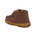 Twisted X Infant Unisex Driving Moc Dark Brown/White Fabric Chukka Boots
