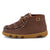 Twisted X Infant Unisex Driving Moc Dark Brown/White Fabric Chukka Boots