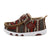 Twisted X Infant Unisex Hooey Driving Moc Aztec Red Multi Fabric Slip-On Shoes
