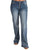 Cowgirl Tuff Womens Conductor Navy Cotton Blend Jeans