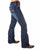 Cowgirl Tuff Womens Double Down Flannel Dark Wash Cotton Blend Jeans