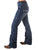 Cowgirl Tuff Womens Double Down Flannel Dark Wash Cotton Blend Jeans
