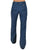 Cowgirl Tuff Womens UltraBreathe Wide Leg Dark Wash Lyocell Jeans 28R