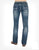 Cowgirl Tuff Womens Medium Wash Cotton Blend Jeans Edgy