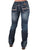 Cowgirl Tuff Womens High Standard Dark Wash Cotton Blend Jeans