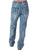 Cowgirl Tuff Womens Highway Wide Leg Light Wash Cotton Blend Jeans