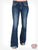 Cowgirl Tuff Womens Hurricane Trouser Dark Wash Cotton Blend Jeans