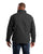 Berne Mens Black 100% Cotton Flagstone Flannel-Lined Duck Jacket
